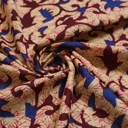 KAMDAR Batik Indigo Cambric Prints Bidang 44" Open Meter (Kain Ela) - 100% Cotton Fabric