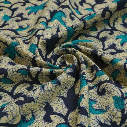 KAMDAR Batik Indigo Cambric Prints Bidang 44" Open Meter (Kain Ela) - 100% Cotton Fabric