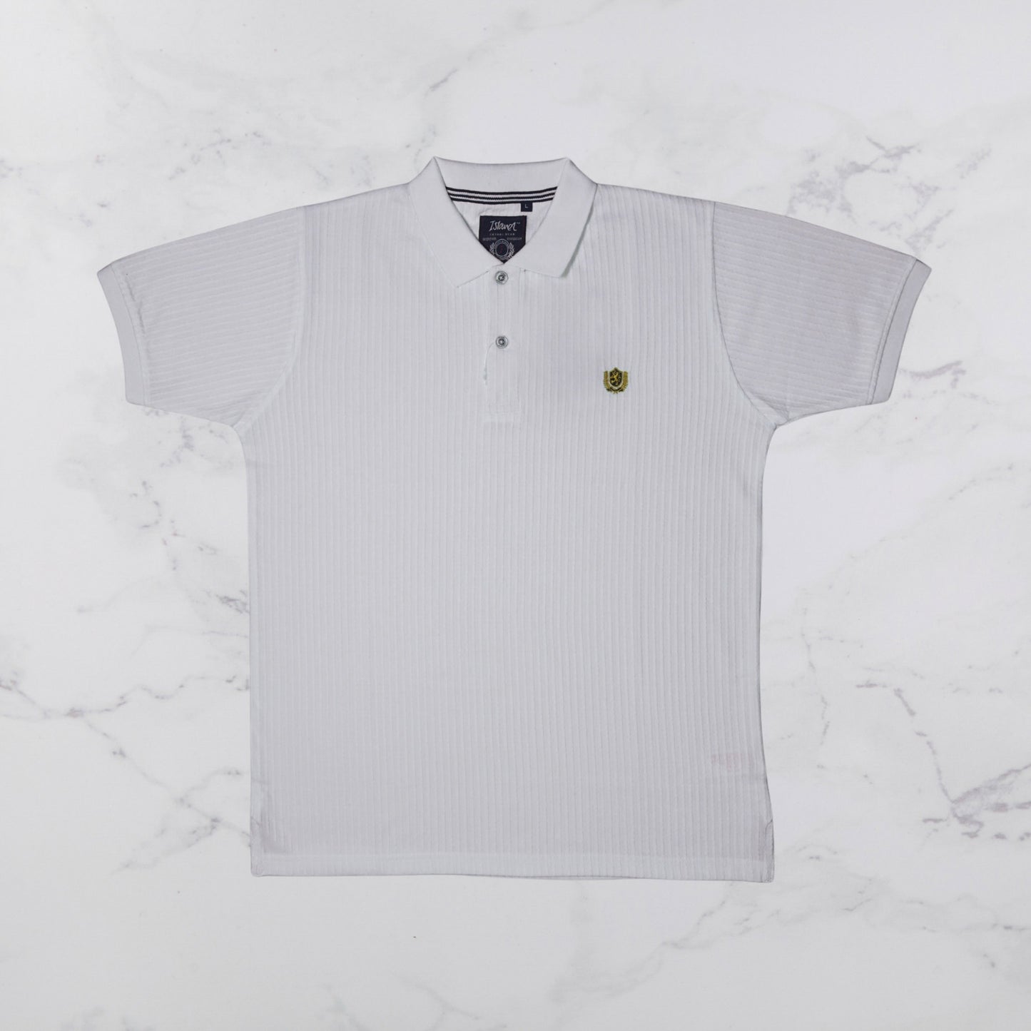 KAMDAR Men's Short Sleeve T-shirt Jacquard Material 5 Colour - Thicker & Breathable