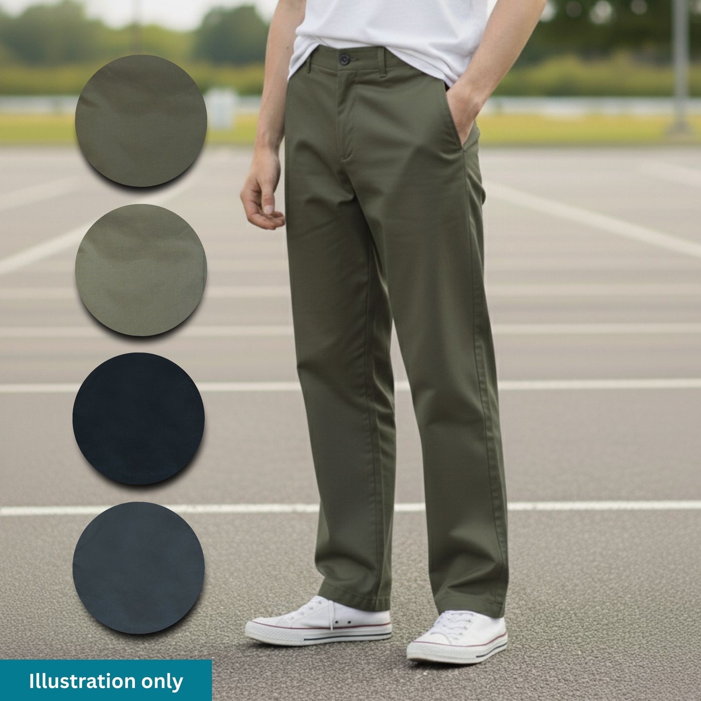 KAMDAR Men's Slack 4 Colour - Casual & Smart | Suitable for Office and Formal