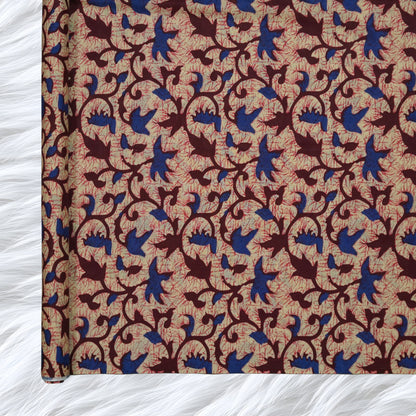 KAMDAR Batik Indigo Cambric Prints Bidang 44" Open Meter (Kain Ela) - 100% Cotton Fabric