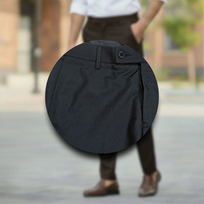 KAMDAR Men's Pants Formal Trouser Cash Card Material - Ironless, Thick & Heavy