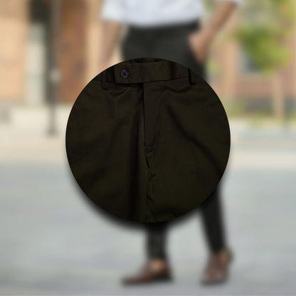 KAMDAR Men's Pants Formal Trouser Wonder Lycra Material - Ironless, Thick & Heavy