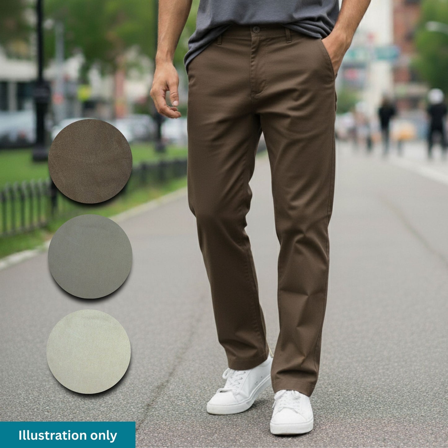 KAMDAR Men's Slack 4 Colour - Casual & Smart | Suitable for Office and Formal