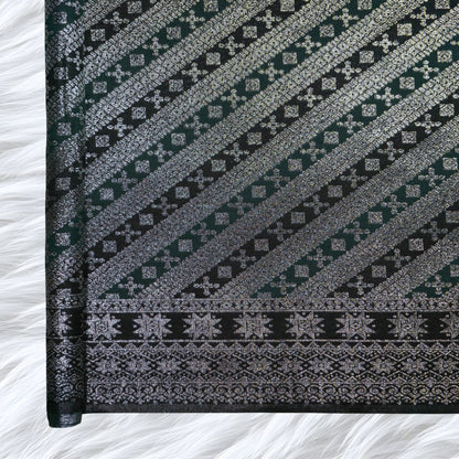 KAMDAR Songket Cempaka Metalic Bidang 44"  Open Meter (Kain Ela) - Ironless & Tak Jarang