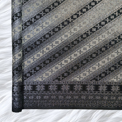 KAMDAR Songket Cempaka Metalic Bidang 44"  Open Meter (Kain Ela) - Ironless & Tak Jarang