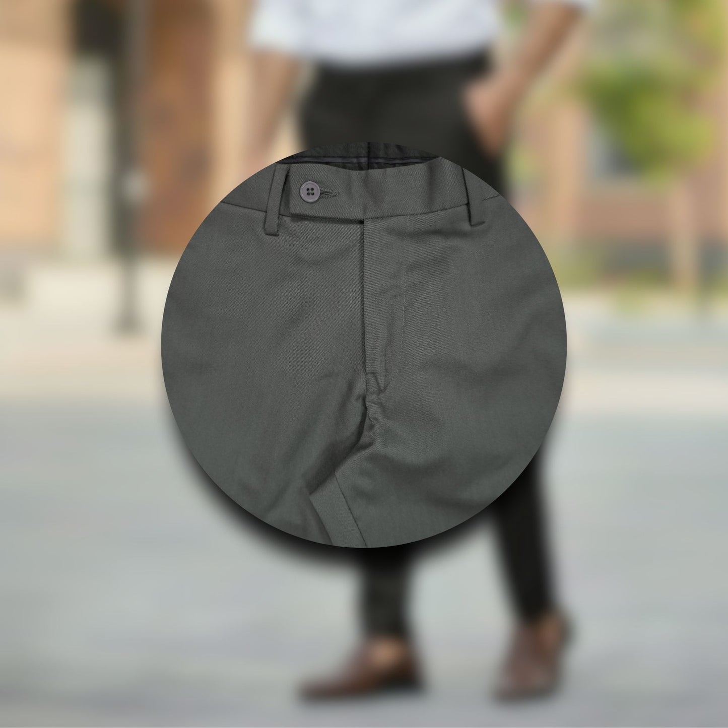 KAMDAR Men's Pants Formal Trouser Wonder Lycra Material - Ironless, Thick & Heavy