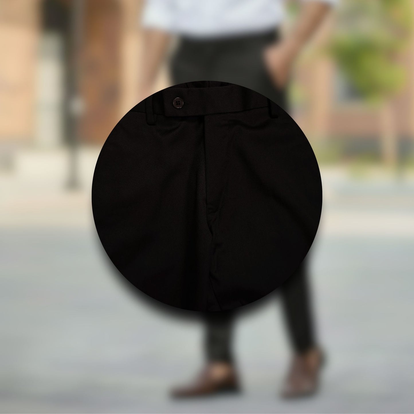 KAMDAR Men's Pants Formal Trouser Wonder Lycra Material - Ironless, Thick & Heavy