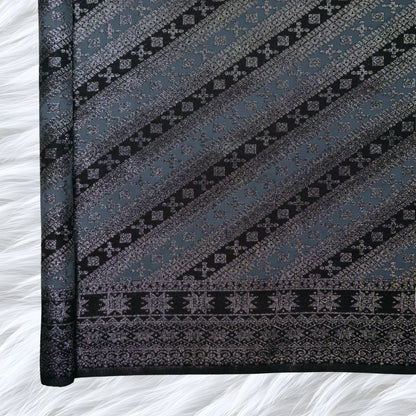 KAMDAR Songket Cempaka Metalic Bidang 44"  Open Meter (Kain Ela) - Ironless & Tak Jarang