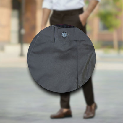 KAMDAR Men's Pants Formal Trouser Cash Card Material - Ironless, Thick & Heavy