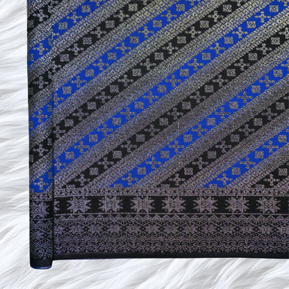 KAMDAR Songket Cempaka Metalic Bidang 44"  Open Meter (Kain Ela) - Ironless & Tak Jarang