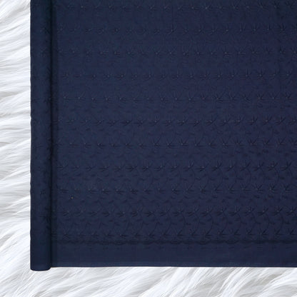 KAMDAR Cotton Cambric Embroidery Mawar 60S Bidang 44" Open Meter (Kain Ela) - Texture & Timbul