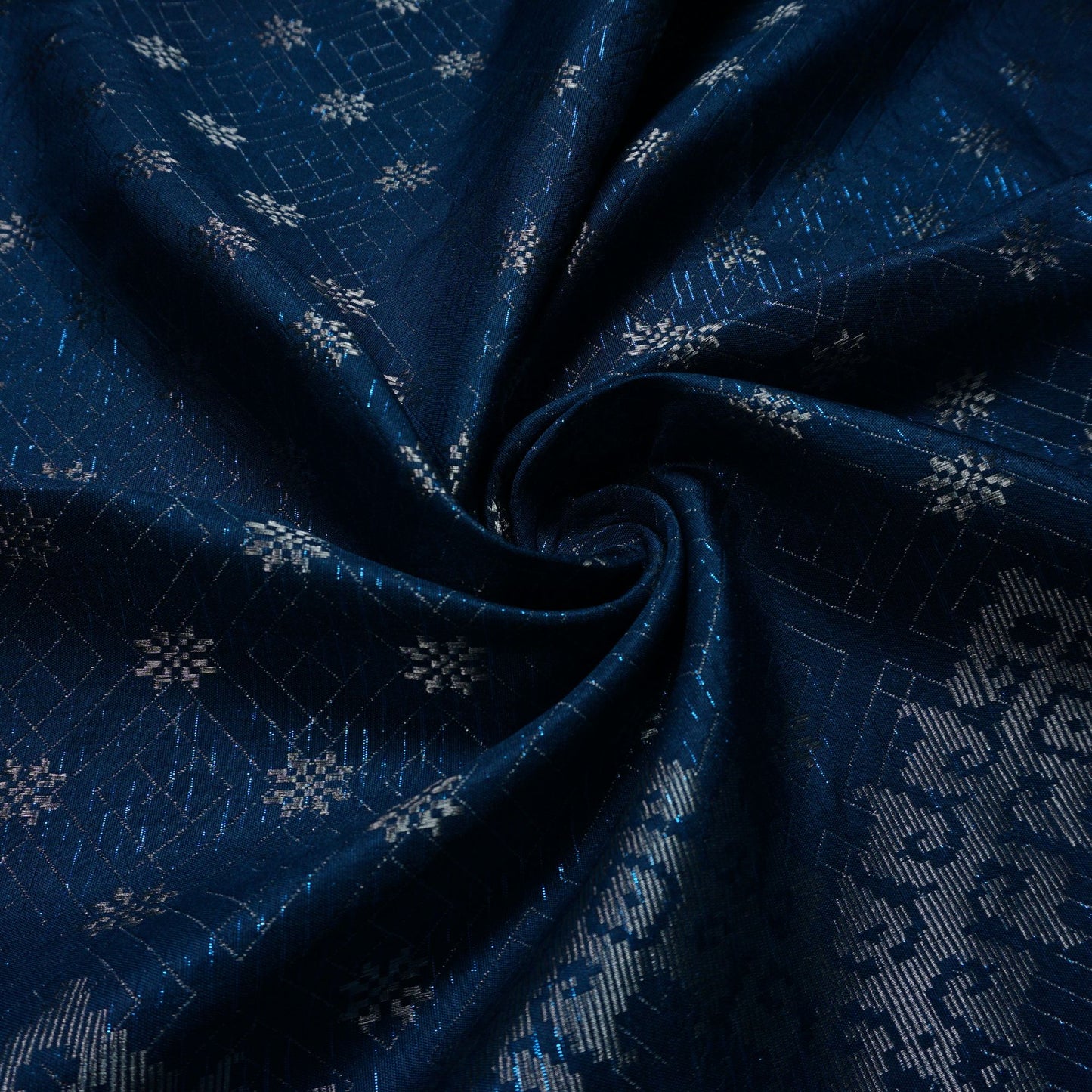 KAMDAR Songket Senja Raya Metallic Bidang 44" Open Meter (Kain Ela) - Ironless & Tak Jarang