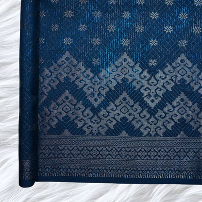 KAMDAR Songket Senja Raya Metallic Bidang 44" Open Meter (Kain Ela) - Ironless & Tak Jarang