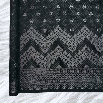 KAMDAR Songket Senja Raya Metallic Bidang 44" Open Meter (Kain Ela) - Ironless & Tak Jarang