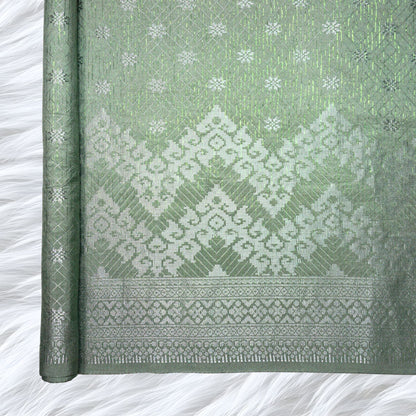 KAMDAR Songket Senja Raya Metallic Bidang 44" Open Meter (Kain Ela) - Ironless & Tak Jarang