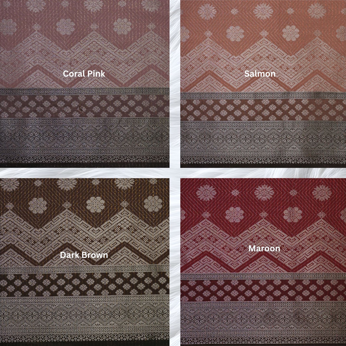 KAMDAR Songket Metallic Bidang 44" Open Meter (Kain Ela) - Ironless & Tak Jarang