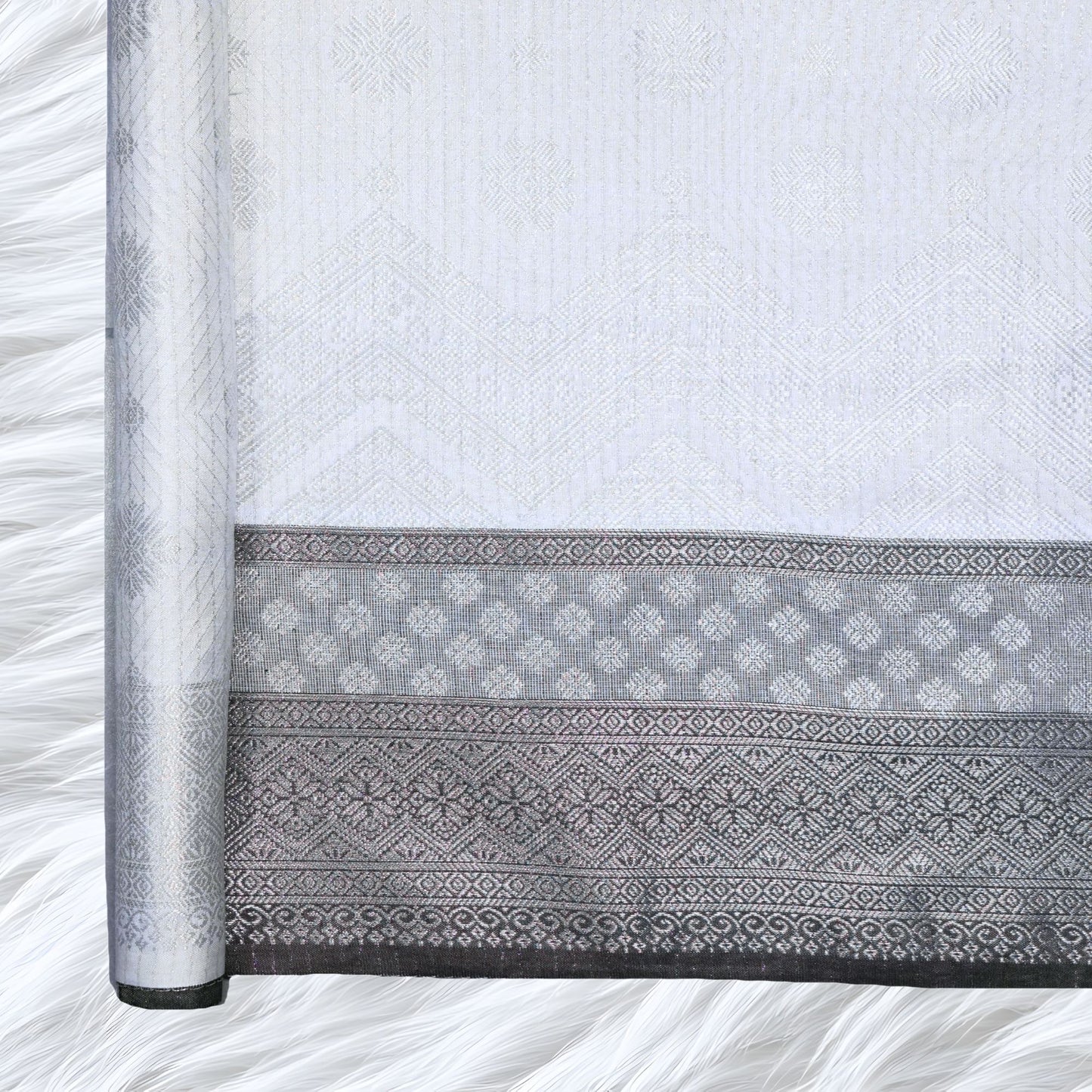 KAMDAR Songket Metallic Bidang 44" Open Meter (Kain Ela) - Ironless & Tak Jarang