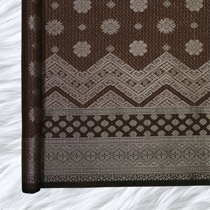 KAMDAR Songket Metallic Bidang 44" Open Meter (Kain Ela) - Ironless & Tak Jarang