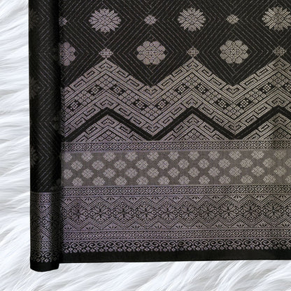 KAMDAR Songket Metallic Bidang 44" Open Meter (Kain Ela) - Ironless & Tak Jarang