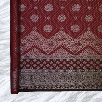 KAMDAR Songket Metallic Bidang 44" Open Meter (Kain Ela) - Ironless & Tak Jarang