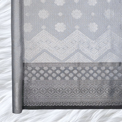 KAMDAR Songket Metallic Bidang 44" Open Meter (Kain Ela) - Ironless & Tak Jarang