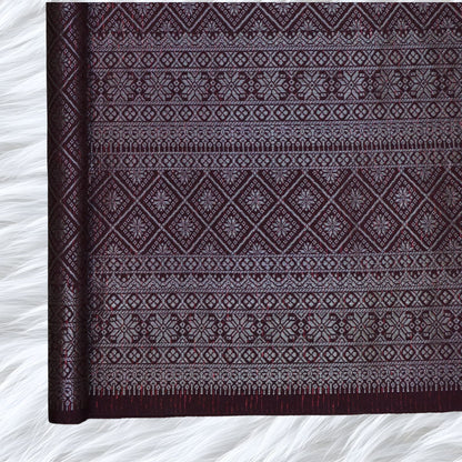KAMDAR Songket Metallic Asmara Thai Look Bidang 44" Open Meter (Kain Ela) - Ironless & Tak Jarang