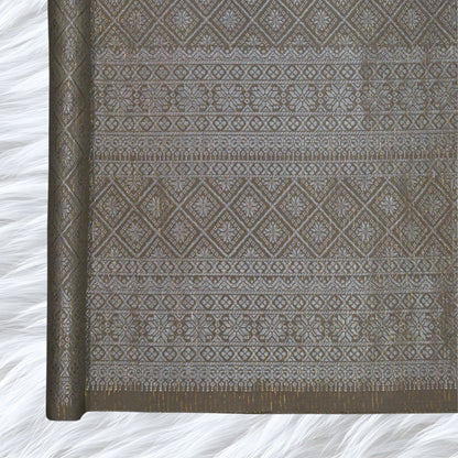 KAMDAR Songket Metallic Asmara Thai Look Bidang 44" Open Meter (Kain Ela) - Ironless & Tak Jarang