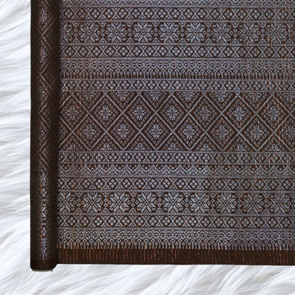 KAMDAR Songket Metallic Asmara Thai Look Bidang 44" Open Meter (Kain Ela) - Ironless & Tak Jarang