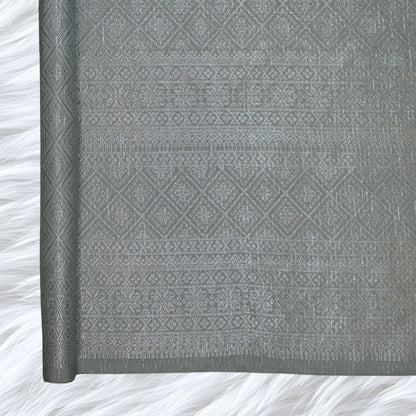 KAMDAR Songket Metallic Asmara Thai Look Bidang 44" Open Meter (Kain Ela) - Ironless & Tak Jarang
