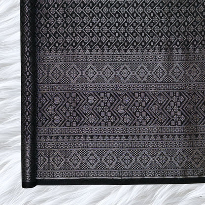 KAMDAR Songket Metallic Auralia Thai Look Bidang 44" Open Meter (Kain Ela) - Ironless & Tak Jarang