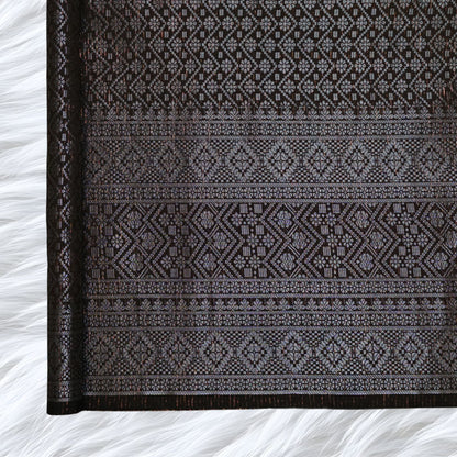 KAMDAR Songket Metallic Auralia Thai Look Bidang 44" Open Meter (Kain Ela) - Ironless & Tak Jarang