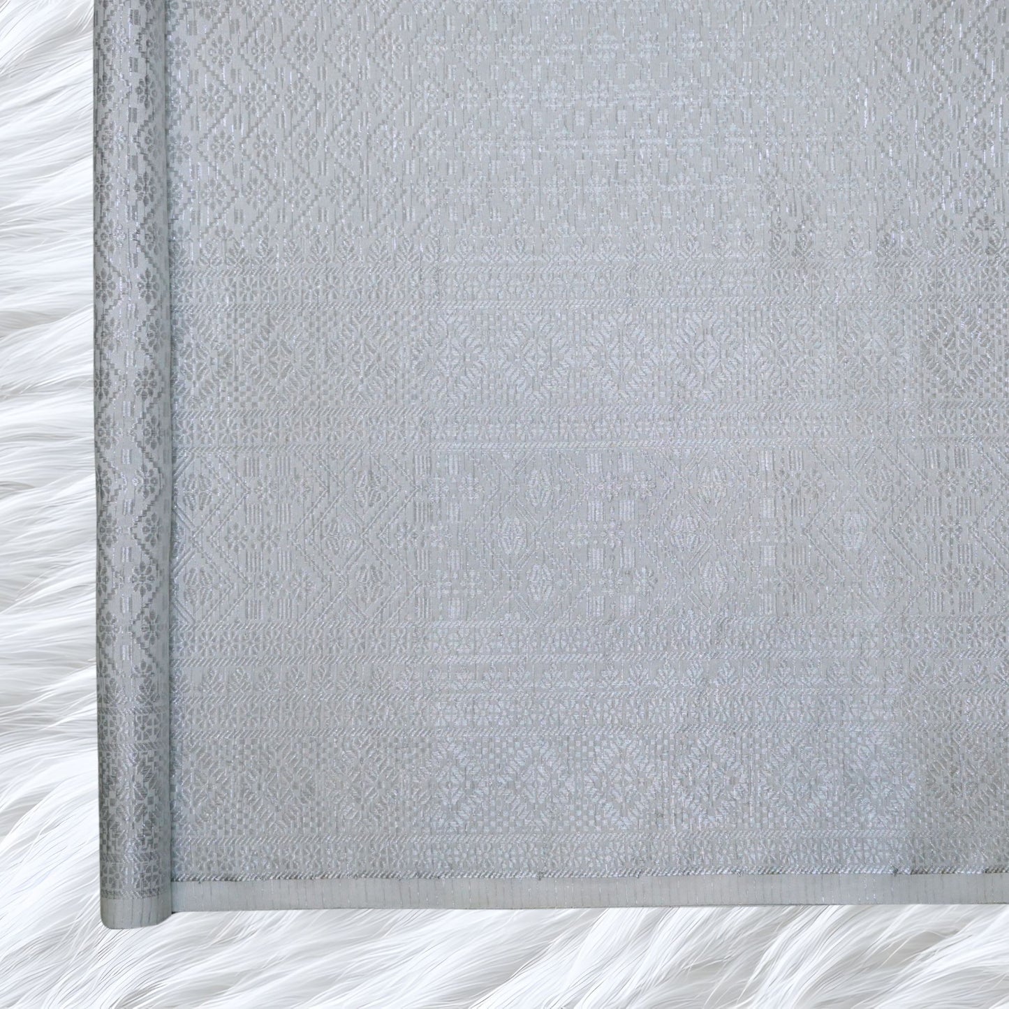 KAMDAR Songket Metallic Auralia Thai Look Bidang 44" Open Meter (Kain Ela) - Ironless & Tak Jarang