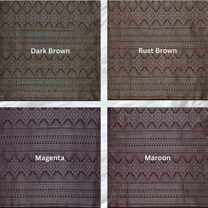 KAMDAR Songket Metallic Malika Thai Look Bidang 44" Open Meter (Kain Ela) - Ironless & Tak Jarang