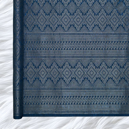 KAMDAR Songket Metallic Malika Thai Look Bidang 44" Open Meter (Kain Ela) - Ironless & Tak Jarang