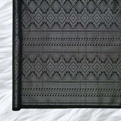 KAMDAR Songket Metallic Malika Thai Look Bidang 44" Open Meter (Kain Ela) - Ironless & Tak Jarang