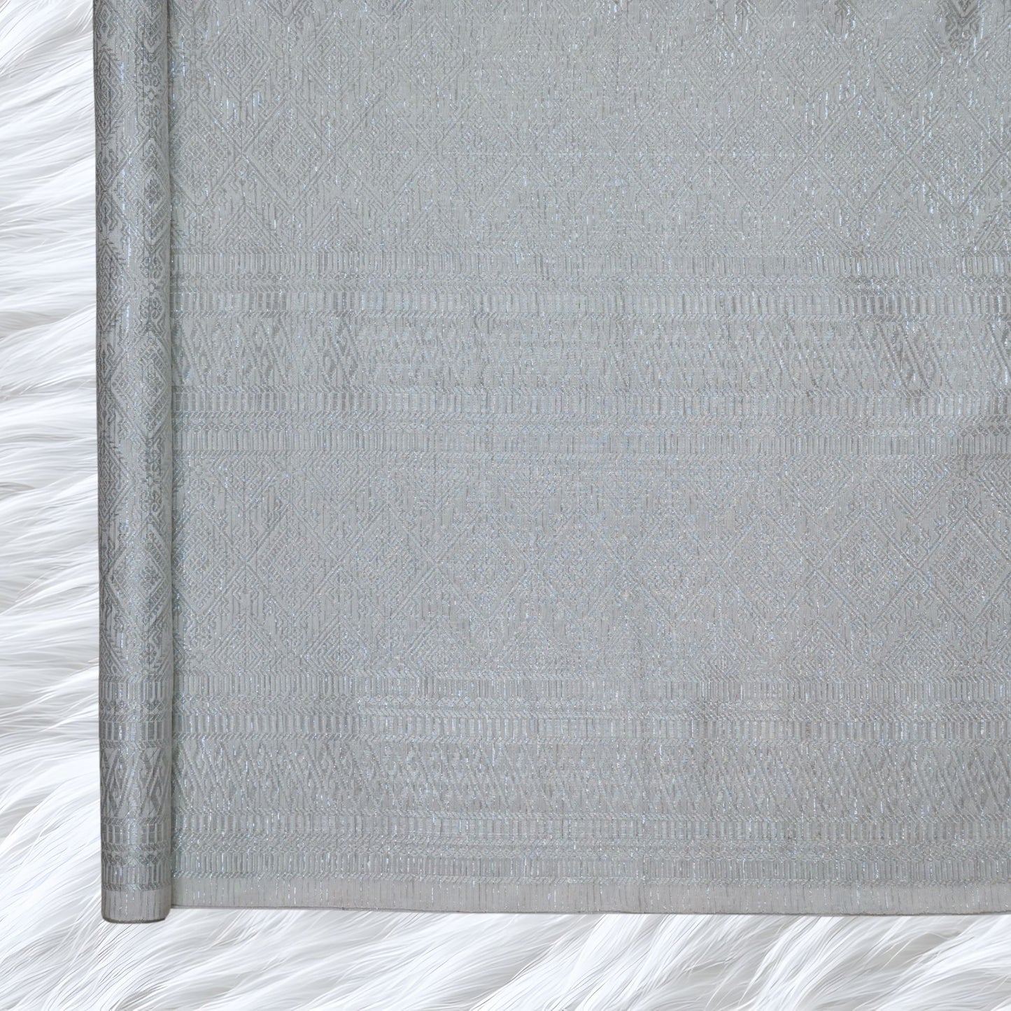KAMDAR Songket Metallic Malika Thai Look Bidang 44" Open Meter (Kain Ela) - Ironless & Tak Jarang