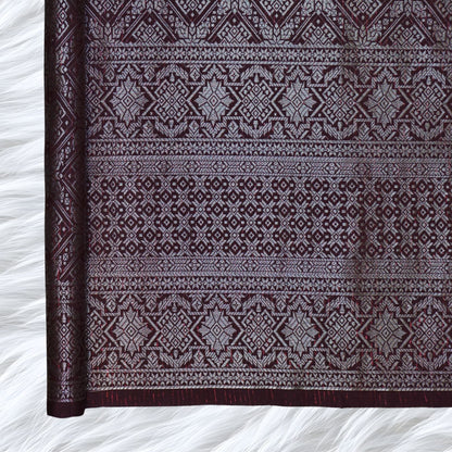 KAMDAR Songket Metallic Nuraya Thai Look Bidang 44" Open Meter (Kain Ela) - Ironless & Tak Jarang