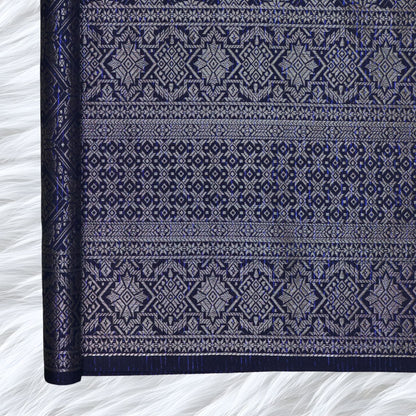 KAMDAR Songket Metallic Nuraya Thai Look Bidang 44" Open Meter (Kain Ela) - Ironless & Tak Jarang