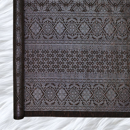 KAMDAR Songket Metallic Nuraya Thai Look Bidang 44" Open Meter (Kain Ela) - Ironless & Tak Jarang