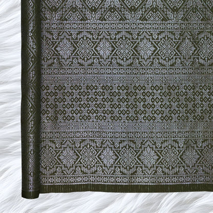 KAMDAR Songket Metallic Nuraya Thai Look Bidang 44" Open Meter (Kain Ela) - Ironless & Tak Jarang