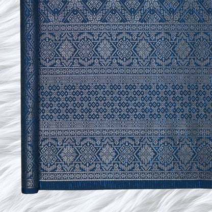 KAMDAR Songket Metallic Nuraya Thai Look Bidang 44" Open Meter (Kain Ela) - Ironless & Tak Jarang