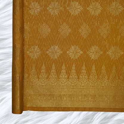 KAMDAR Songket Metallic Suraya Bidang 44" Open Meter (Kain Ela) - Ironless & Tak Jarang