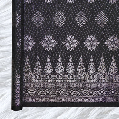 KAMDAR Songket Metallic Suraya Bidang 44" Open Meter (Kain Ela) - Ironless & Tak Jarang