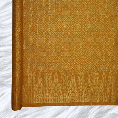 KAMDAR Songket Metallic Wira Bidang 44" Open Meter (Kain Ela) - Ironless & Tak Jarang
