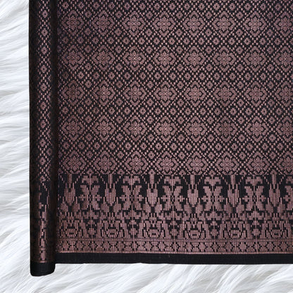 KAMDAR Songket Metallic Wira Bidang 44" Open Meter (Kain Ela) - Ironless & Tak Jarang