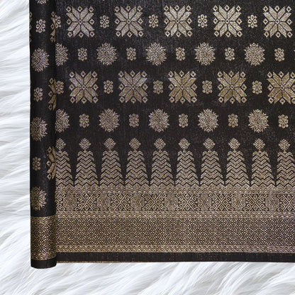 KAMDAR Songket Metallic Bidang 44" Open Meter (Kain Ela) - Ironless & Tak Jarang
