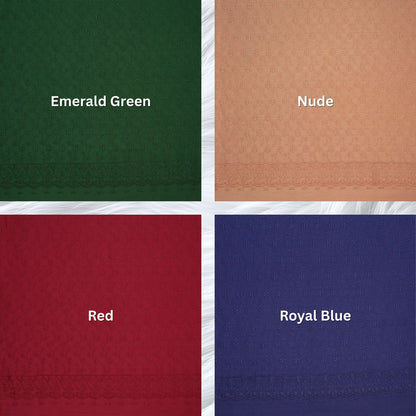 KAMDAR Cotton Satin Embroidery 80S Bidang 44" Open Meter (Kain Ela) - Texture & Timbul