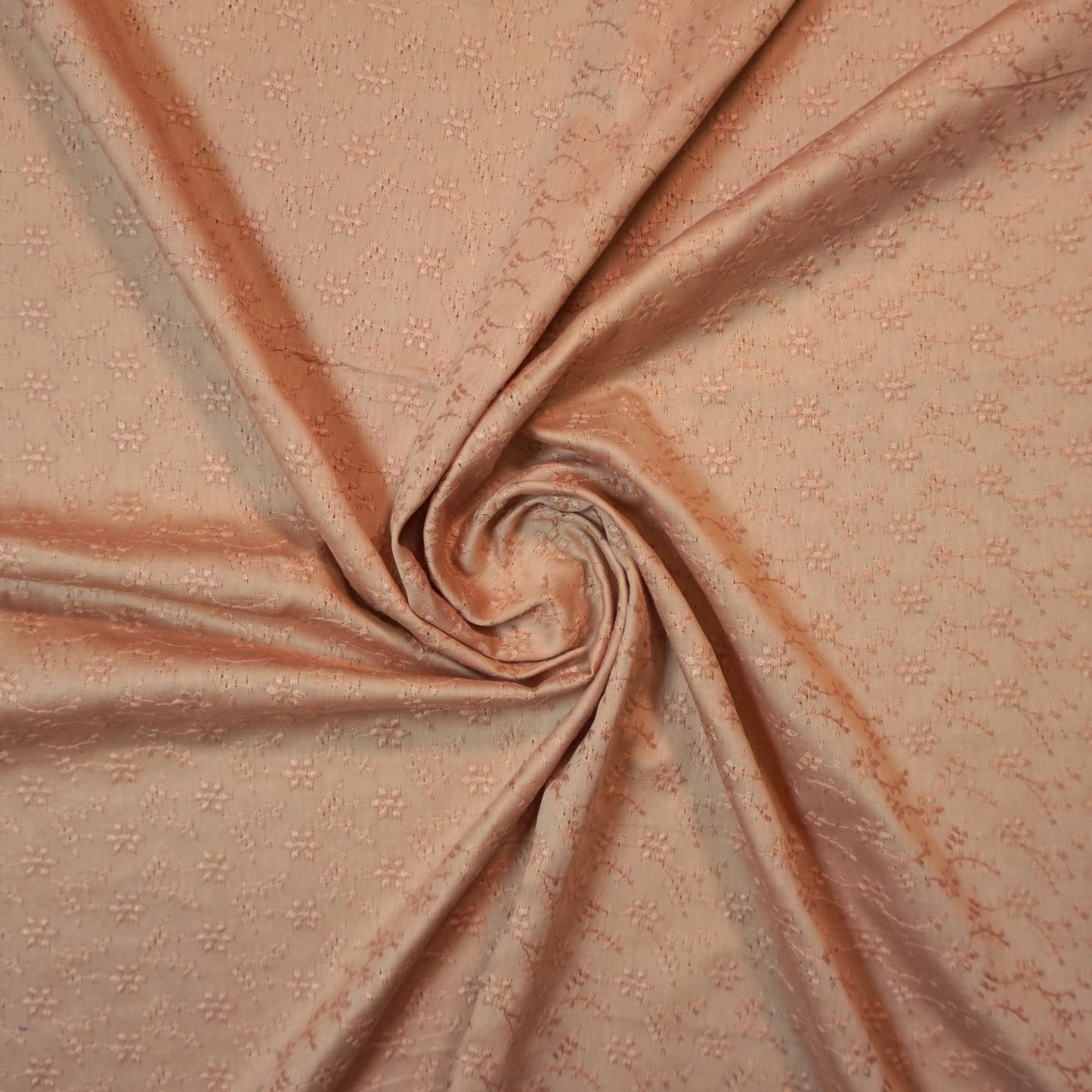 KAMDAR Cotton Satin Embroidery 80S Bidang 44" Open Meter (Kain Ela) - Texture & Timbul