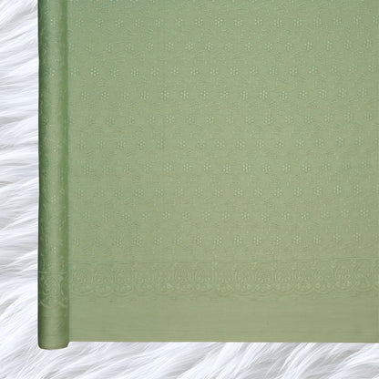 KAMDAR Cotton Satin Embroidery 80S Bidang 44" Open Meter (Kain Ela) - Texture & Timbul